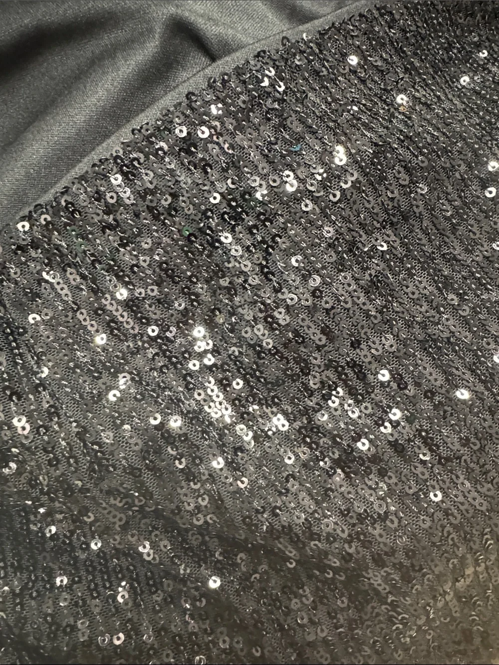 BAR III BLACK SEQUIN MINI SKIRT SZ XXL